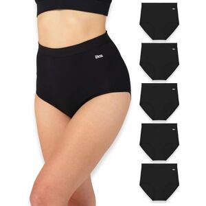 Bea 5-pack Super High Waisted Women's Knickers Breathable Cotton, Soft and Supportive, Full Coverage Women's Underwear Bea 5-pack Super High Waisted Women's Knickers Breathable Cotton, Soft and Supportive, Full Coverage Women's Underwear