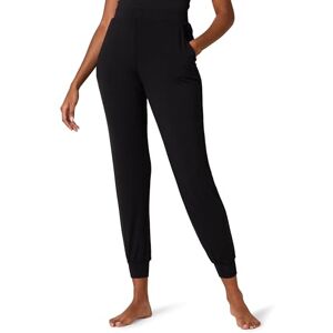 Amazon Essentials Women's Lightweight Knit Jersey Pyjama Bottoms, Jogger Lounge Sleep Wear with Pockets, Black, S Amazon Essentials Women's Lightweight Knit Jersey Pyjama Bottoms, Jogger Lounge Sleep Wear with Pockets, Black, S