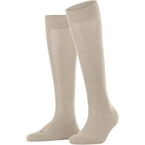 FALKE Women's Sensitive London W Kh Cotton With Soft Tops 1 Pair Knee-High Socks, Beige Linen Melange 4541, 5.5-8 FALKE Women's Sensitive London W Kh Cotton With Soft Tops 1 Pair Knee-High Socks, Beige Linen Melange 4541, 5.5-8