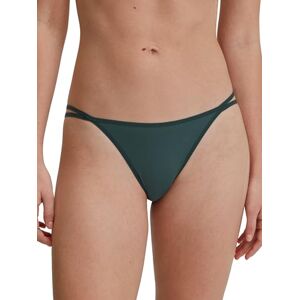 Calida Sleek Skin Women's Low Cut Thong Briefs for Sensitive Skin Lightweight, Deep Emerald Green, 36-38 Calida Sleek Skin Women's Low Cut Thong Briefs for Sensitive Skin Lightweight, Deep Emerald Green, 36-38