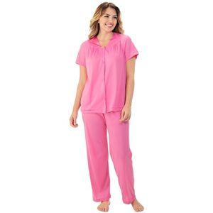 Exquisite Form Women's Coloratura Sleepwear Short Sleeve Pajama Set 90107, Perfumed Rose, X-Large Exquisite Form Women's Coloratura Sleepwear Short Sleeve Pajama Set 90107, Perfumed Rose, X-Large