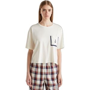 United Women's Pyjama Top, White, M United Women's Pyjama Top, White, M