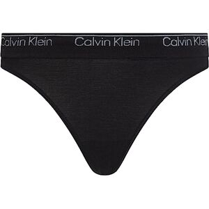 Calvin Klein Women’s Stretch Thong, Black (Black), 1XL Calvin Klein Women’s Stretch Thong, Black (Black), 1XL