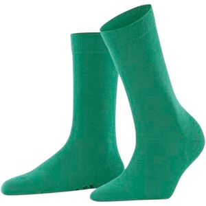 FALKE Women's Softmerino W So Wool Cotton Plain 1 Pair Socks, Green Tourmaline 7618, 5.5-6.5 FALKE Women's Softmerino W So Wool Cotton Plain 1 Pair Socks, Green Tourmaline 7618, 5.5-6.5