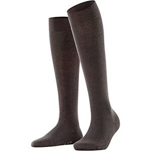FALKE Women's Softmerino W Kh Wool Cotton Long Plain 1 Pair Knee-High Socks, Brown Dark 5239, 4-5 FALKE Women's Softmerino W Kh Wool Cotton Long Plain 1 Pair Knee-High Socks, Brown Dark 5239, 4-5