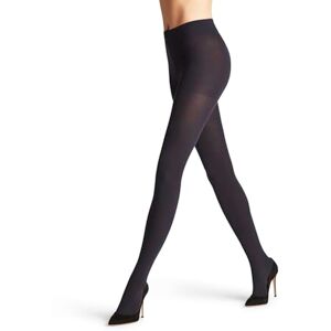 FALKE Women's Family W Ti Sustainable Cotton Plain 1 Pair Tights, Blue Dark Navy 6379, L FALKE Women's Family W Ti Sustainable Cotton Plain 1 Pair Tights, Blue Dark Navy 6379, L