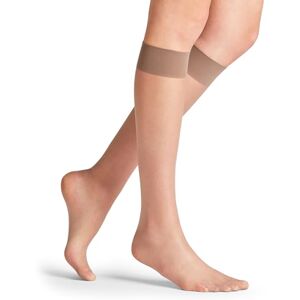 FALKE Women's Seidenglatt 15 DEN W Kh Sheer Plain 1 Pair Knee-High Socks, Brown Mushroom 5267, 5.5-8 FALKE Women's Seidenglatt 15 DEN W Kh Sheer Plain 1 Pair Knee-High Socks, Brown Mushroom 5267, 5.5-8
