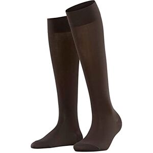 FALKE Women's Cotton Touch W Kh Thin Long Plain 1 Pair Knee-High Socks, Brown Dark 5233, 5.5-8 FALKE Women's Cotton Touch W Kh Thin Long Plain 1 Pair Knee-High Socks, Brown Dark 5233, 5.5-8