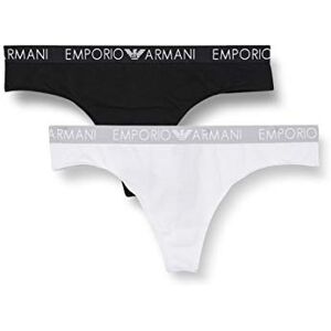 Emporio Armani Women's Iconic Cotton Underwear Not Applicable, Bianco, S Emporio Armani Women's Iconic Cotton Underwear Not Applicable, Bianco, S