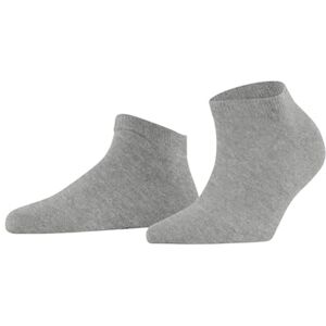 FALKE Women's Family W Sn Sustainable Cotton Low-Cut Plain 1 Pair Trainer Socks, Grey Light Heather 3223, 2.5-5 FALKE Women's Family W Sn Sustainable Cotton Low-Cut Plain 1 Pair Trainer Socks, Grey Light Heather 3223, 2.5-5