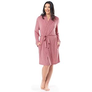 Fruit of the Loom Women's Breathable Robe, Antique Blush Heather, Large Fruit of the Loom Women's Breathable Robe, Antique Blush Heather, Large