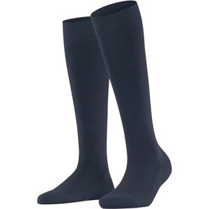 FALKE Women's Family W Kh Sustainable Cotton Long Plain 1 Pair Knee-High Socks, Blue Space 6116, 2.5-5 FALKE Women's Family W Kh Sustainable Cotton Long Plain 1 Pair Knee-High Socks, Blue Space 6116, 2.5-5