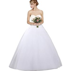 dgdgbaby Hoopless Petticoats Crinoline A-line Slips Underskirt for Bridal Gown Floor Length White, White, One Size dgdgbaby Hoopless Petticoats Crinoline A-line Slips Underskirt for Bridal Gown Floor Length White, White, One Size