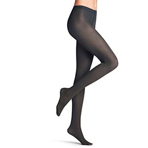 FALKE Women's Prime Rib 60 DEN W Ti Semi-Opaque Patterned 1 Pair Tights, Grey Graphite 3146, S FALKE Women's Prime Rib 60 DEN W Ti Semi-Opaque Patterned 1 Pair Tights, Grey Graphite 3146, S