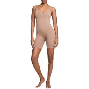 Spanx ASSETS Cami Mid-Thigh Bodysuit Seamless Lightweight Sculpting Women's Body Shaper for Tummy Control Naked Large Spanx ASSETS Cami Mid-Thigh Bodysuit Seamless Lightweight Sculpting Women's Body Shaper for Tummy Control Naked Large
