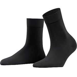 FALKE Women's Fine Softness 50 DEN W So Semi-Opaque Plain 1 Pair Socks, Black 3000, 2.5-5 FALKE Women's Fine Softness 50 DEN W So Semi-Opaque Plain 1 Pair Socks, Black 3000, 2.5-5