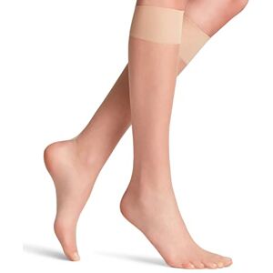 FALKE Women's Shelina 12 DEN W Kh Ultra-Sheer Plain 1 Pair Knee-High Socks, Skin colour Powder 4169, 5.5-8 FALKE Women's Shelina 12 DEN W Kh Ultra-Sheer Plain 1 Pair Knee-High Socks, Skin colour Powder 4169, 5.5-8