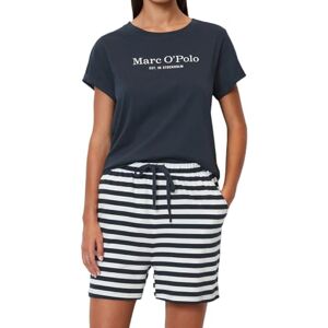 Marc O'Polo Women's Mix & Match Short Pyjama Set Pyjama Set, Navy/White, M Marc O'Polo Women's Mix & Match Short Pyjama Set Pyjama Set, Navy/White, M