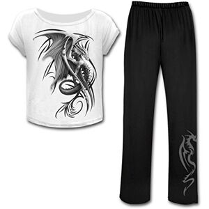 Spiral Women's Bright Eyes 4pc Gothic Pyjama Sets, Black, M UK Spiral Women's Bright Eyes 4pc Gothic Pyjama Sets, Black, M UK