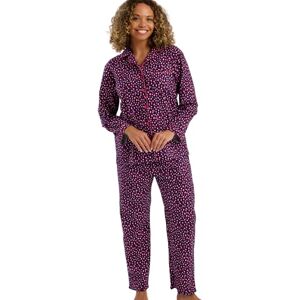 Indigo Sky Women's Luella 100% Brushed Cotton Wincyette Pyjama, Animal Navy, 8-10 Indigo Sky Women's Luella 100% Brushed Cotton Wincyette Pyjama, Animal Navy, 8-10