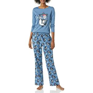Amazon Essentials Disney Marvel Star Wars Women's Flannel Pyjama Sleep Sets, Nightmare Santa Jack Womens, S Amazon Essentials Disney Marvel Star Wars Women's Flannel Pyjama Sleep Sets, Nightmare Santa Jack Womens, S