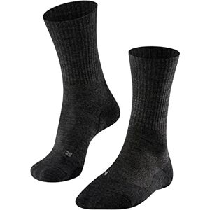 FALKE Women's TK2 Explore Wool W So Breathable Thick Anti-Blister 1 Pair Hiking Socks, Grey Smog 3150, 2.5-3.5 FALKE Women's TK2 Explore Wool W So Breathable Thick Anti-Blister 1 Pair Hiking Socks, Grey Smog 3150, 2.5-3.5