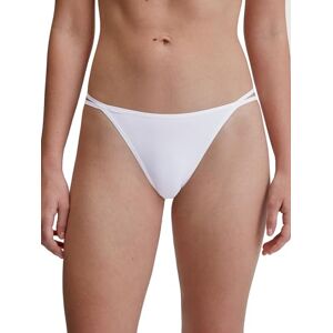 Calida Sleek Skin Women's Low Cut Thong Briefs for Sensitive Skin Lightweight, White, 48-50 Calida Sleek Skin Women's Low Cut Thong Briefs for Sensitive Skin Lightweight, White, 48-50