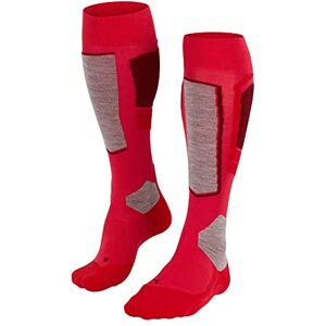 FALKE Women's SK4 Advanced W Kh Wool Warm Thin 1 Pair Skiing Socks, Red Rose 8680-O, 5.5-6.5 FALKE Women's SK4 Advanced W Kh Wool Warm Thin 1 Pair Skiing Socks, Red Rose 8680-O, 5.5-6.5