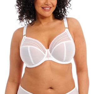 Elomi Women's Matilda Unlined Plunge Underwire Bra, Opaque, White, 36K US Elomi Women's Matilda Unlined Plunge Underwire Bra, Opaque, White, 36K US