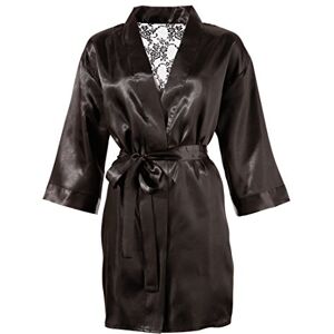 COTTELLI Collection Kimono with Lace Back Nightgowns COTTELLI Collection Kimono with Lace Back Nightgowns