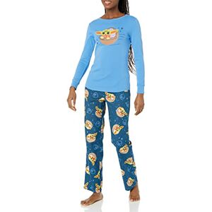 Amazon Essentials Disney Marvel Star Wars Women's Flannel Pyjama Sleep Sets, Star Wars Grogu Womens, XL Amazon Essentials Disney Marvel Star Wars Women's Flannel Pyjama Sleep Sets, Star Wars Grogu Womens, XL