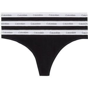 Calvin Klein Women's 3 Pack Modern Logo Thongs, Multicolor (Black/White/Grey Heather), XL Calvin Klein Women's 3 Pack Modern Logo Thongs, Multicolor (Black/White/Grey Heather), XL