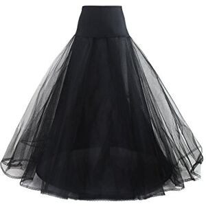 TUKA-i-AKUT TUKA Crinoline 3 Layers 1-Hoop for Womens Wedding Dress Evening Gown etc. Design Premium Quality Underskirt Wedding bridal Petticoat Slips, One Size Matching UK Size 4-12, TKB0019 black TUKA-i-AKUT TUKA Crinoline 3 Layers 1-Hoop for Womens Wedding Dress Evening Gown etc. Design Premium Quality Underskirt Wedding bridal Petticoat Slips, One Size Matching UK Size 4-12, TKB0019 black