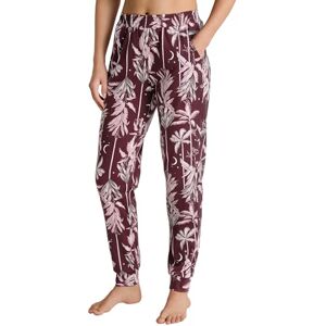 Calida Favourites Women's Pyjama Bottoms with Side Pockets, 100% Cotton, Port Royal Red, 10-12 Calida Favourites Women's Pyjama Bottoms with Side Pockets, 100% Cotton, Port Royal Red, 10-12