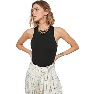Trendyol FeMan Plain Thin Knit Bodysuit Trendyol FeMan Plain Thin Knit Bodysuit
