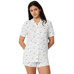 Amazon Essentials x Sofia Grainge Women's Mummy and Me Short Sleeve Pyjama Set, Ivory Whales, M Amazon Essentials x Sofia Grainge Women's Mummy and Me Short Sleeve Pyjama Set, Ivory Whales, M
