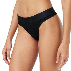 Calvin Klein Women’s Thong, Black (Black), S Calvin Klein Women’s Thong, Black (Black), S