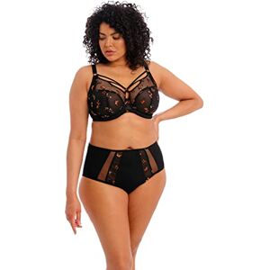 Elomi Sachi Strappy Underwire Plunge Bra Bra, Black Butterfly, 34J US Elomi Sachi Strappy Underwire Plunge Bra Bra, Black Butterfly, 34J US