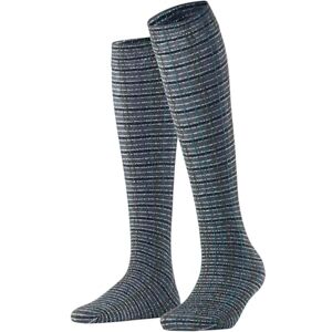 FALKE Women's Dormant Tweed 60 DEN W Kh Cotton Long Patterned 1 Pair Knee-High Socks, Blue Royal 6000, 2.5-5 FALKE Women's Dormant Tweed 60 DEN W Kh Cotton Long Patterned 1 Pair Knee-High Socks, Blue Royal 6000, 2.5-5