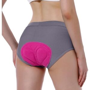 FEIXIANG Women's Cycling Underwear, 4D Padded Gel Bike Shorts Quick Dry Cycling Knickers Lightweight Bicycle Briefs Grey FEIXIANG Women's Cycling Underwear, 4D Padded Gel Bike Shorts Quick Dry Cycling Knickers Lightweight Bicycle Briefs Grey