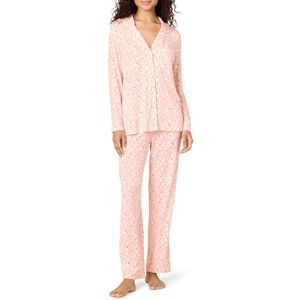 Amazon Essentials x Sofia Grainge Women's Stretch Modal Long-Sleeve and Full-Length Bottom Pyjama Set, Pale Pink Lambs, L Amazon Essentials x Sofia Grainge Women's Stretch Modal Long-Sleeve and Full-Length Bottom Pyjama Set, Pale Pink Lambs, L