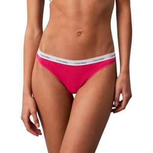 Calvin Klein Women’s Thong with Logo Waistband, Pink (Vibrant Pink), XL Calvin Klein Women’s Thong with Logo Waistband, Pink (Vibrant Pink), XL
