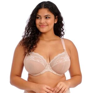 Elomi Women's Charley Stretch Lace Underwire Plunge Bra, Fawn, 32JJ US Elomi Women's Charley Stretch Lace Underwire Plunge Bra, Fawn, 32JJ US