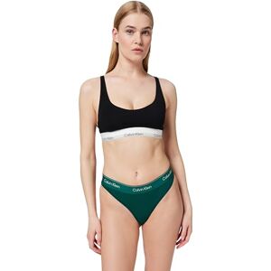 Calvin Klein Women’s Stretch Thong, Blue (Turf), S Calvin Klein Women’s Stretch Thong, Blue (Turf), S