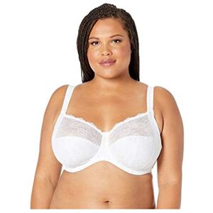 Elomi Women's Morgan Underwire Banded Bra, White, 34H Elomi Women's Morgan Underwire Banded Bra, White, 34H