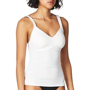 Rhonda Shear Ahh Women's Plus Size Molded Cup Camisole, White, 2X Rhonda Shear Ahh Women's Plus Size Molded Cup Camisole, White, 2X