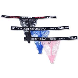 Vibes F*CK 3-Pack Thongs Curvy Vibes F*CK 3-Pack Thongs Curvy