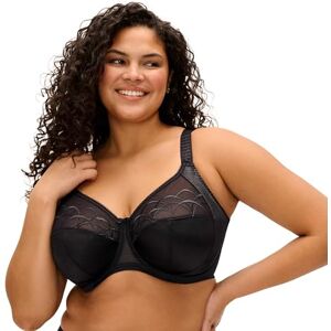 Elomi Women's Cate Underwire Full Cup Banded Bra Coverage,Black,40JJ Elomi Women's Cate Underwire Full Cup Banded Bra Coverage,Black,40JJ