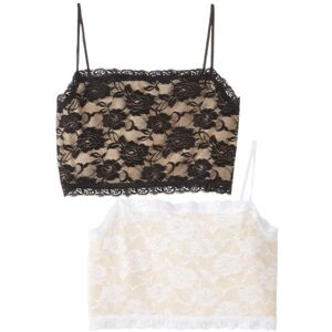 Pure Camiflage Bralette (Pack of Two), Black/Nude, Medium Pure Camiflage Bralette (Pack of Two), Black/Nude, Medium