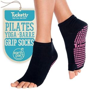 Tucketts Anklet Toeless Non-slip Grip Socks Cotton Socks for Yoga, Barre, Pilates, Dance, Ballet Size 5-13, Classic Black, Large Tucketts Anklet Toeless Non-slip Grip Socks Cotton Socks for Yoga, Barre, Pilates, Dance, Ballet Size 5-13, Classic Black, Large